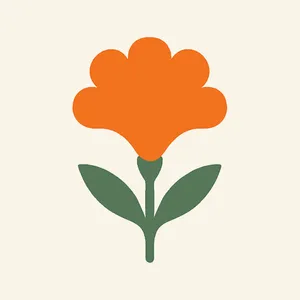 african orange flower